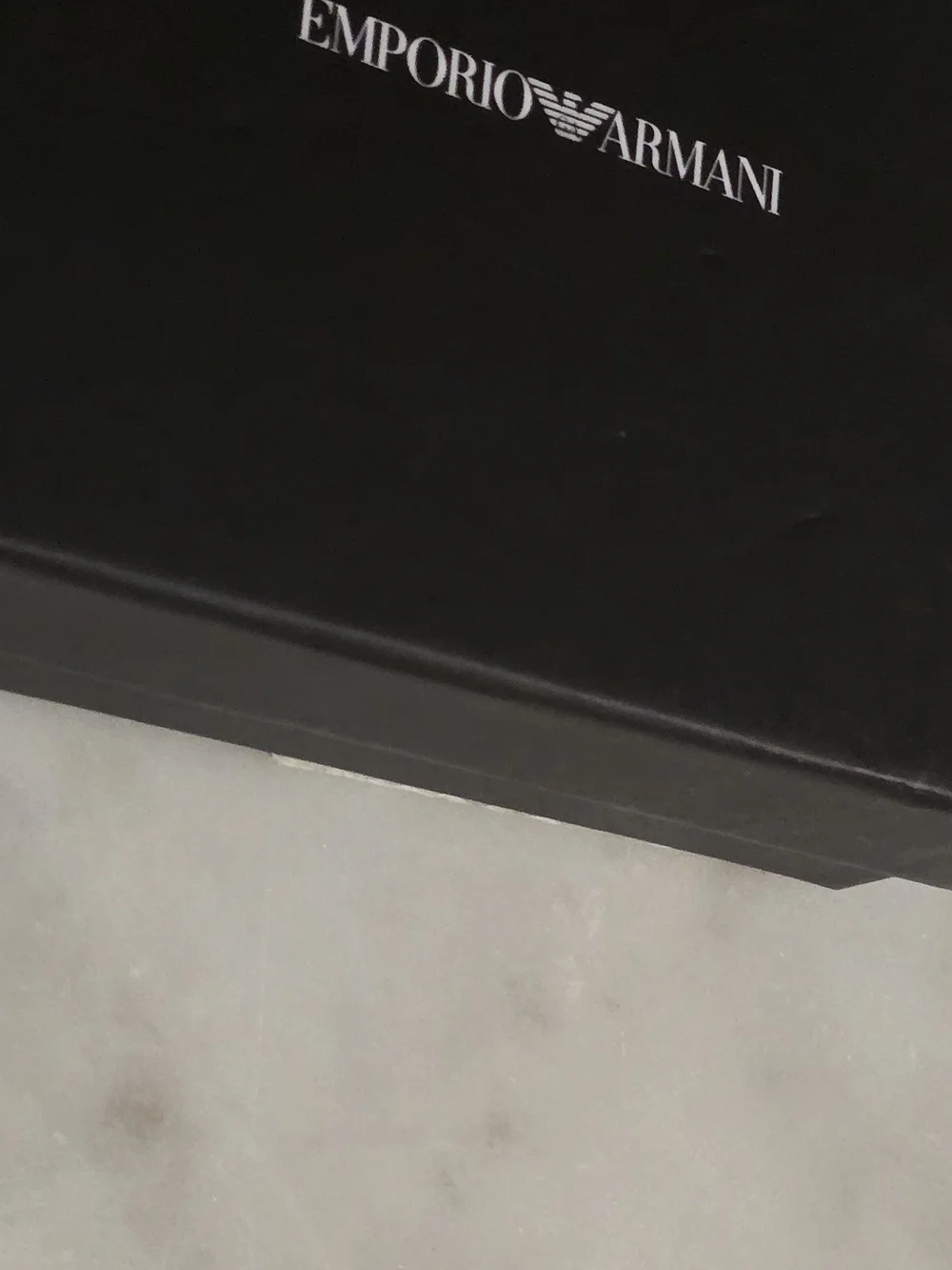 Emporio Armani Men's Black Accessories Gift Box-5.75